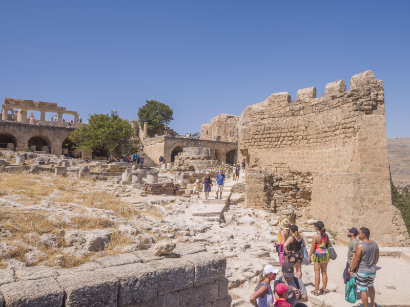 Acrópolis de Lindos, Rodas