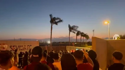 Momentos de máxima tensión en la ciudad deportiva del Sevilla